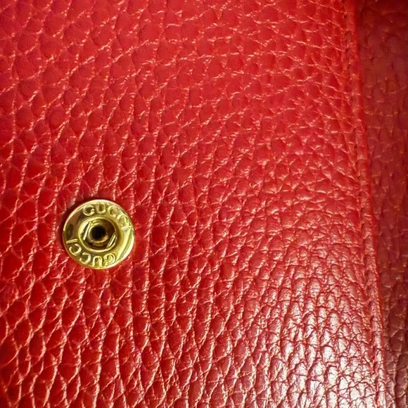 Gucci GG Marmont Pebbled Leather Compact Wallet - Picture 4 of 4